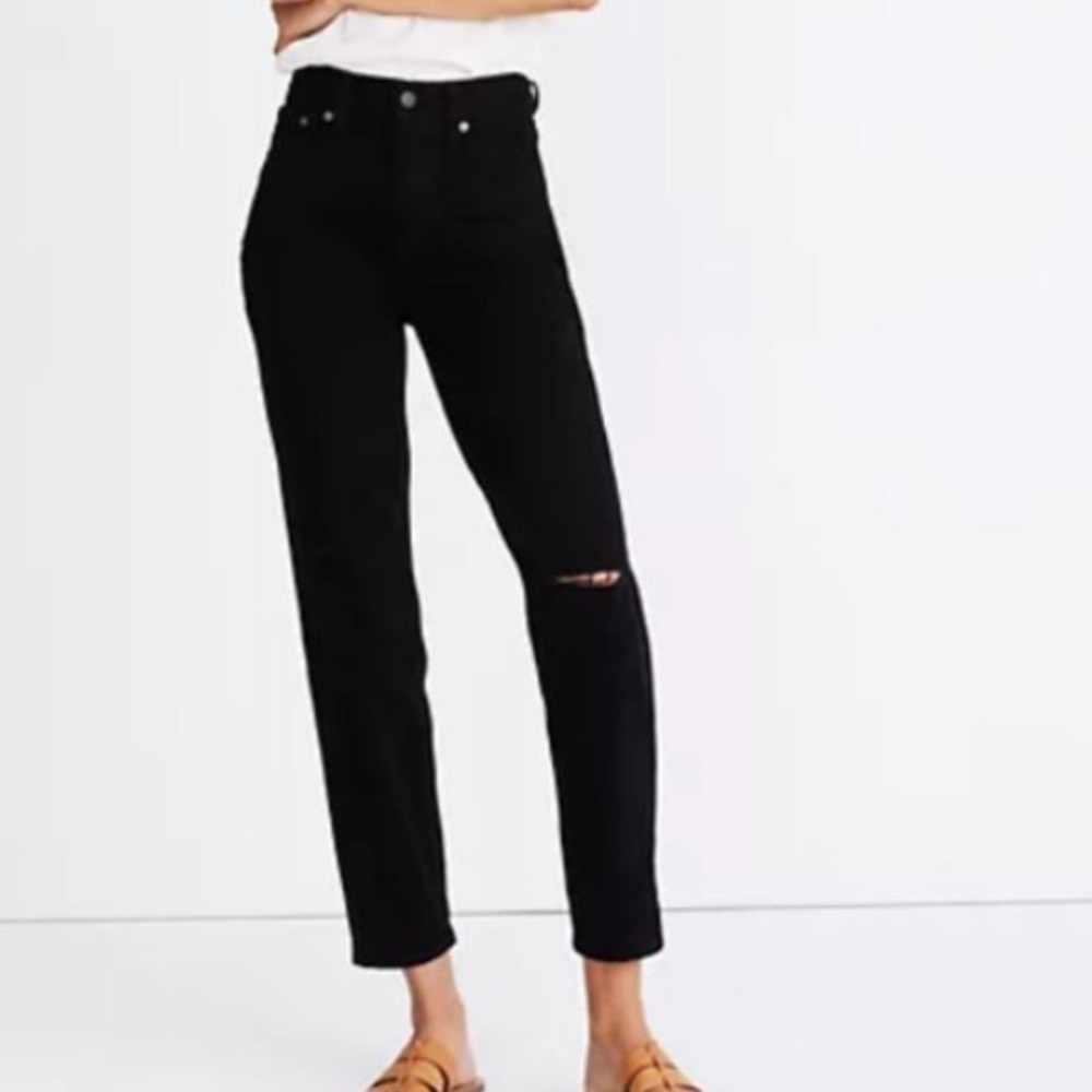 Madewell The Perfect Vintage Jean Stone Black Size 26 2
